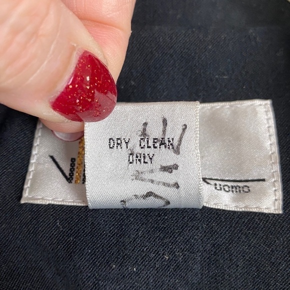 Virgola VintageBlack Full Zip Faux Suede Long Sleeve Jacket Women's Medium Lined - Picture 10 of 11